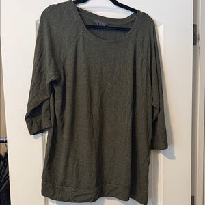Mi Olive Long Sleeve Tee